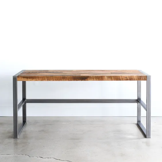 میز چوبی / قاب فلزی بازیابی شده - آنچه ما می سازیم