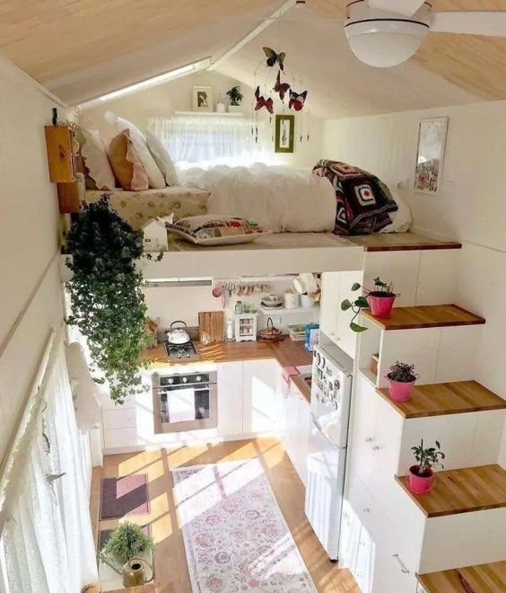 49 ایده جالب برای طراحی خانه کوچک برای الهام بخشیدن به شما GODIYGO.COM