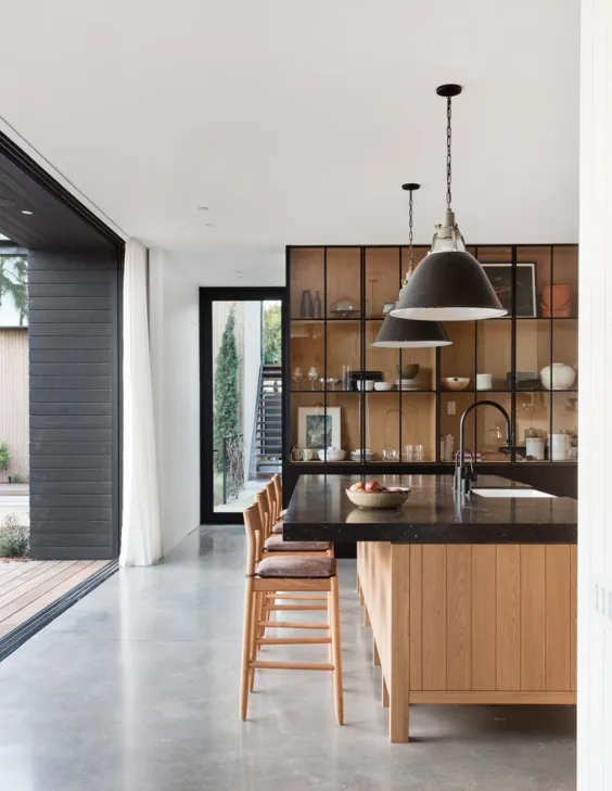 Design noir pour une cabane modern - PLANETE DECO دنیای خانه ها