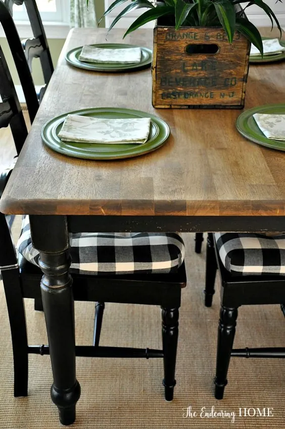 مدل میز آشپزخانه به سبک Farmhouse