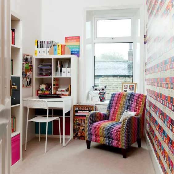 24 ایده فوق العاده رنگارنگ دفتر خانه |  خانه D'KOR توسط Dee Frazier