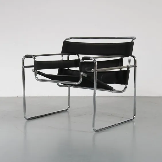 صندلی راحتی Wassily توسط مارسل بروئر برای گاوینا ، دهه 1960 |  # 91648