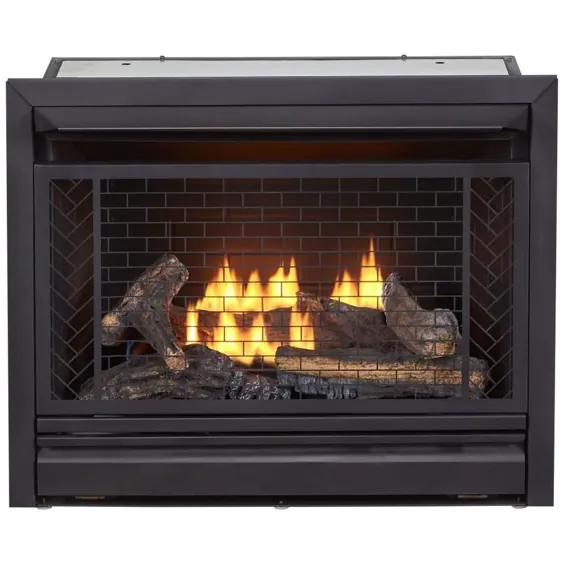 Bluegrass Living Bluegrass Living Vent Free Propan Fire Fire Insert - 26،000 BTU ، کنترل از راه دور ، طراحی پاکسازی صفر به رنگ سیاه |  B300RTP