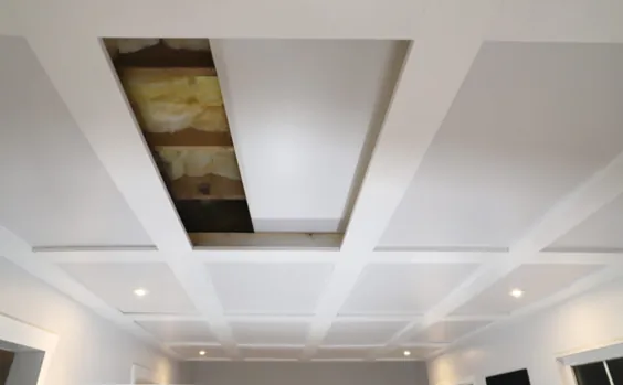 سقف های قهوه ای DIY با پانل های متحرک • نیمه حرفه ای بازسازی
