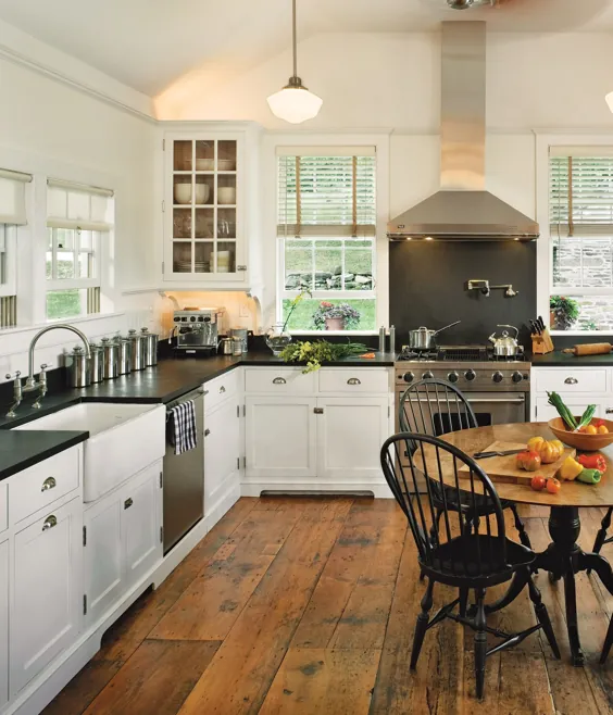 آشپزخانه های سفید برای خانه های قدیمی - مجله Old House Journal