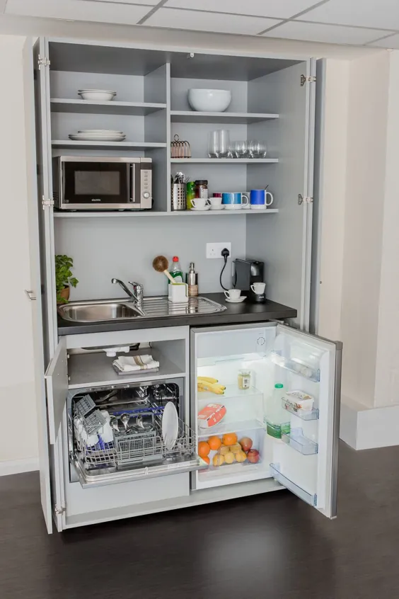 آشپزخانه MOD Bi-Fold با ماشین ظرفشویی