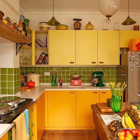 بازسازی آشپزخانه آشپزخانه Sophia Cook’s با الهام از Zesty Hues ساخته شده است