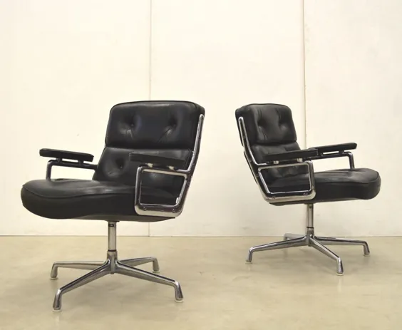 2 عدد صندلی اداری لابی ES108 توسط چارلز و ری ایامز برای هرمان میلر ، دهه 1970 |  # 96153