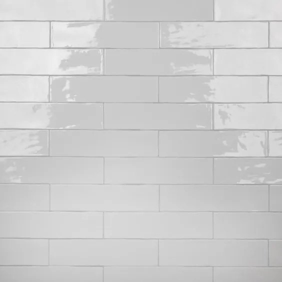 کاشی Merola Chester Bianco 3 اینچ x 12 اینچ. کاشی دیواری سرامیکی دیواری (5.93 فوت مربع / مورد) ، براق سفید / براق