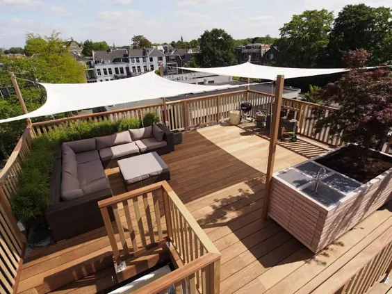 Schaduwdoeken scottishcrown dakterrassen balkon، veranda & terrasaccessoires & تزئینات | احترام گذاشتن