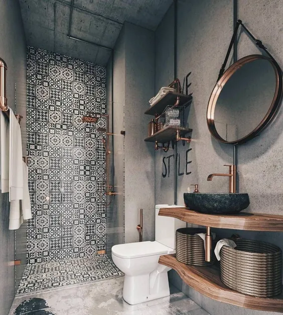 بهترین ایده های 60+ برای افزایش لوکس بودن حمام خود |  Pouted.com