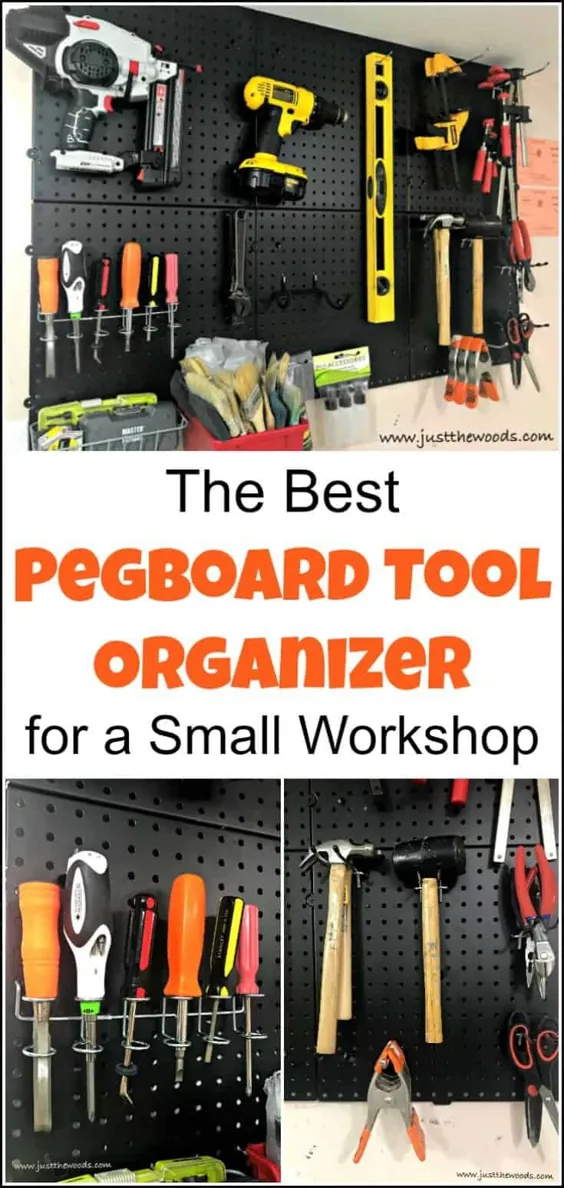 بهترین سازمان دهنده ابزار Pegboard برای یک کارگاه کوچک