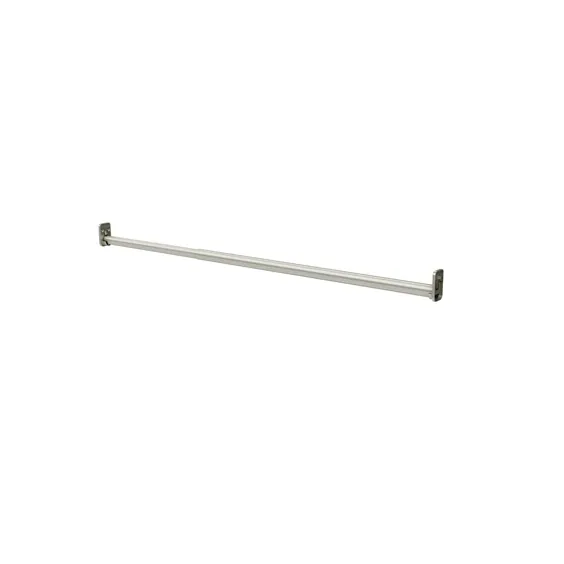 ClosetMaid Style + 26.5 in. Satin Nickel Adjustable Hang Rod-2179 - The Home Depot