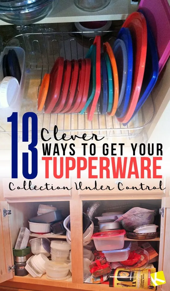 13 روش هوشمندانه برای کنترل مجموعه Tupperware