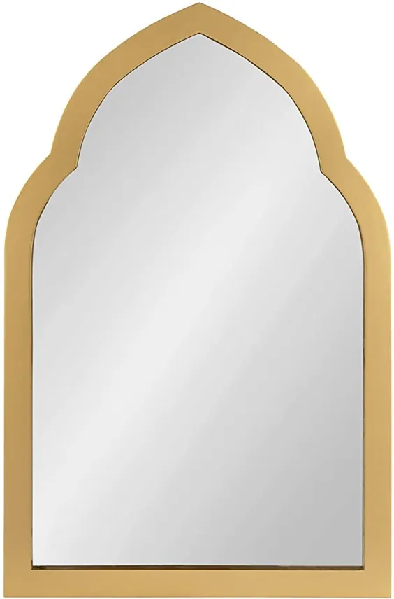 آینه قوس دار کیت و لورل آیلین ، 20 "x 30" ، طلا ، آینه حمام قوس دار مدرن