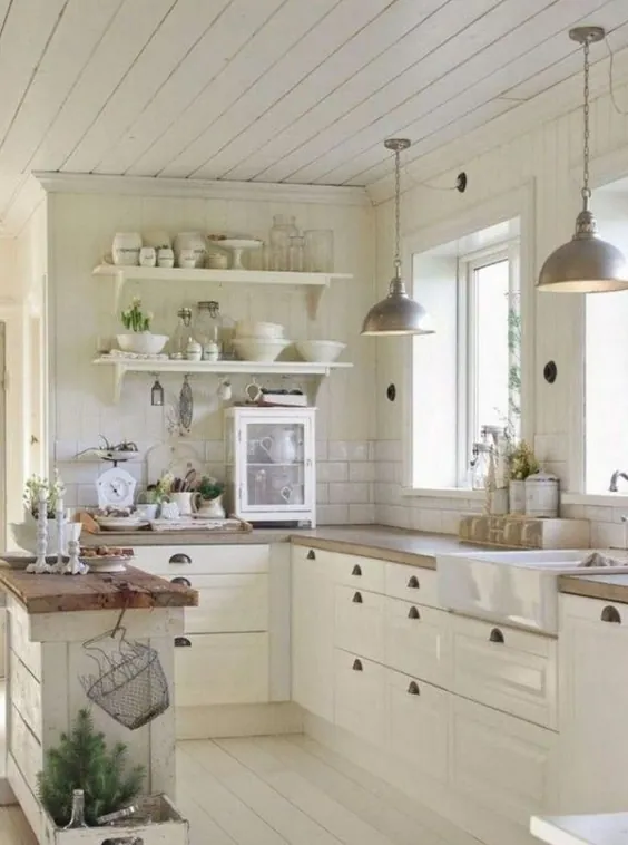 75 ایده الهام بخش برای طراحی و تزئین آشپزخانه در مزرعه - وبلاگ من