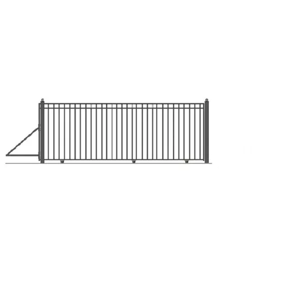 ALEKO ALEKO DG30MADSSL مادرید سبک اسلاید تک آهنی دروازه فرفورژه دروازه دروازه 30 فوت | DG30MADSSL-LO