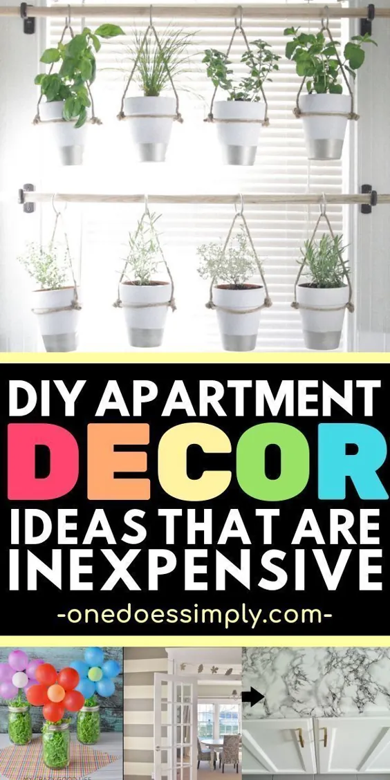 ایده های دکوراسیون منزل DIY برای آپارتمان |  DIY آپارتمان دکوراسیون منزل # دکور # homedeco ...... - خوش آمدید