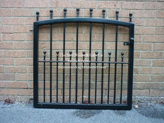 MANOR HEAVY DUTY GARDEN METAL GATE 46 "OP x 48" TALL STRONG WORUGHT Iron Iron Small |  eBay
