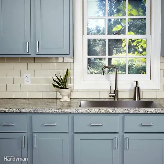 20 نکته در مورد نحوه رنگ آمیزی کابینت آشپزخانه