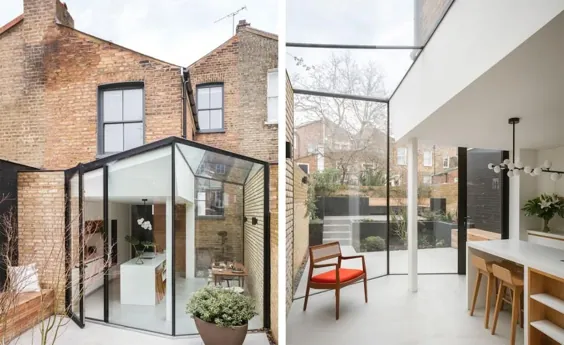 DROO افزودن شیشه هندسی به خانه شهری در شرق لندن اضافه می کند