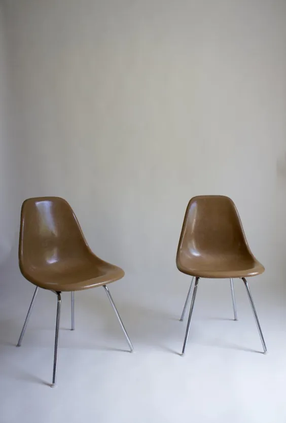 صندلی های فایبرگلاس Eames Dsx |  هرمان میلر |  Vinterior