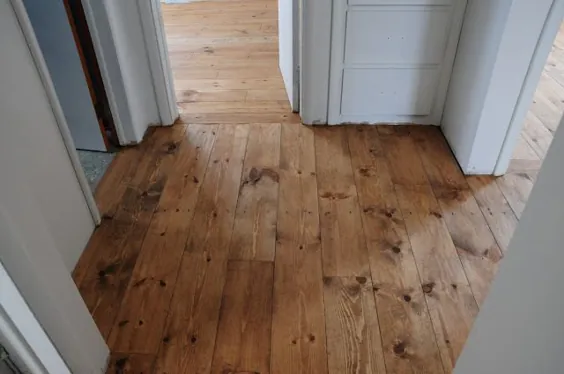 Floored Stained- Minwax Early American
