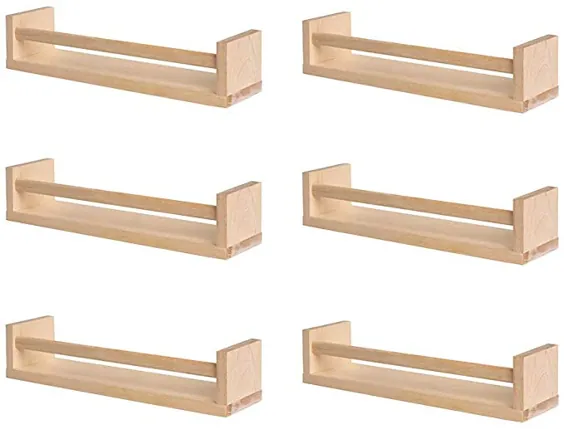 Ikea Wood Spice Rack 400.701.85 ، بسته 6
