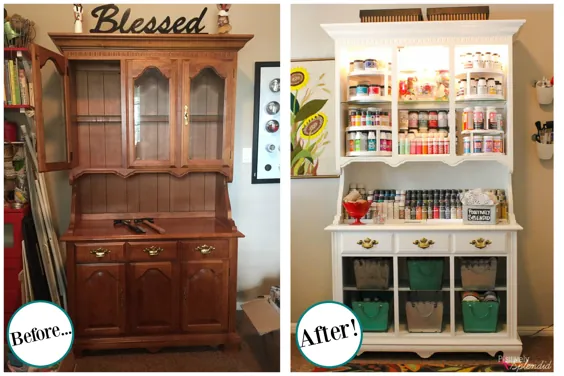 Craft Storage Center from و Old Hutch