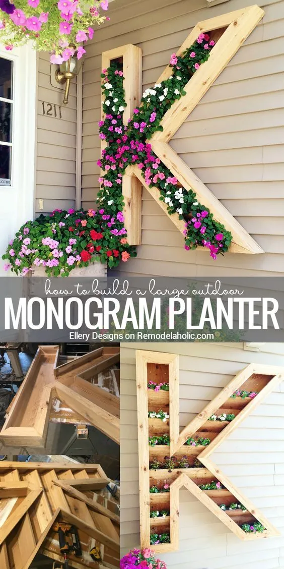 آموزش DIY Monogram Planter