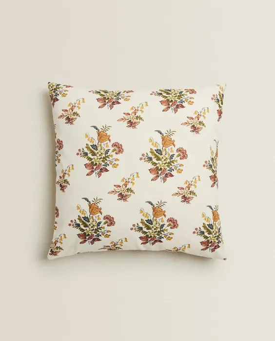 KISSENBEZUG MIT BLUMENPRINT - | Zara Home Deutschland