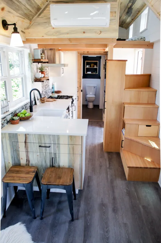 49 ایده جالب برای طراحی خانه های کوچک برای الهام بخشیدن به شما ~ GODIYGO.COM