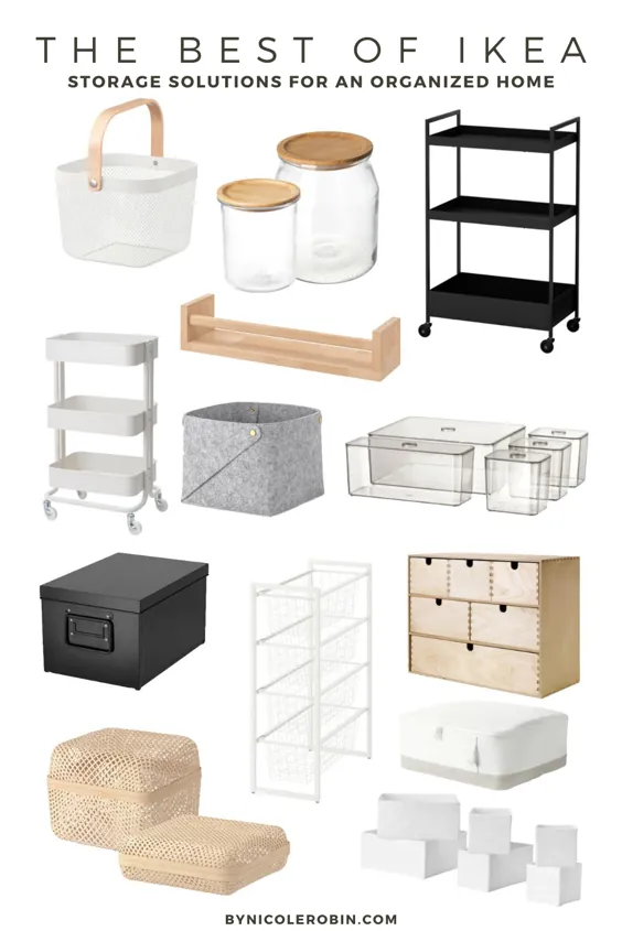 بهترین های IKEA: راه حل های ذخیره سازی برای یک خانه سازمان یافته