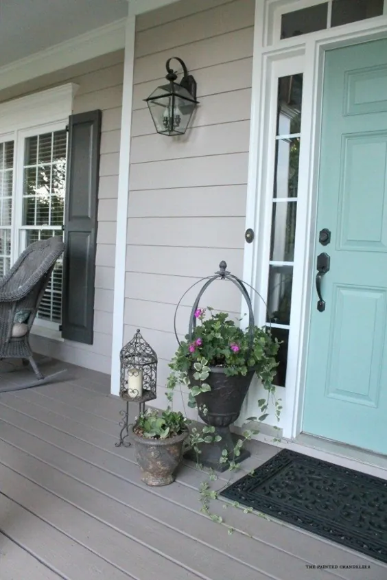 رنگهای نمای بیرونی خانه ما - لوستر نقاشی شده