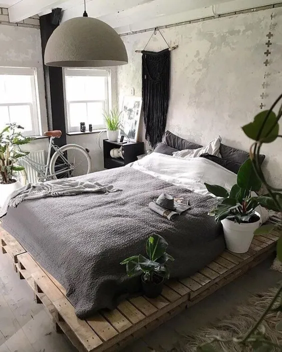 پتو خاکستری ، تخت روی ملافه - 2019 - پتو دی