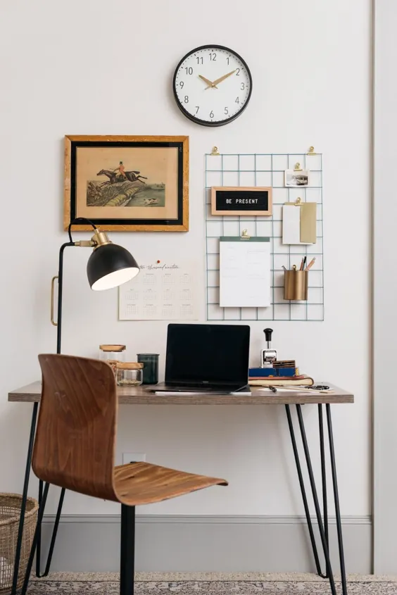 چگونه می توان یک فضای دفتر کار خانگی الهام بخش ایجاد کرد | مگنولیا