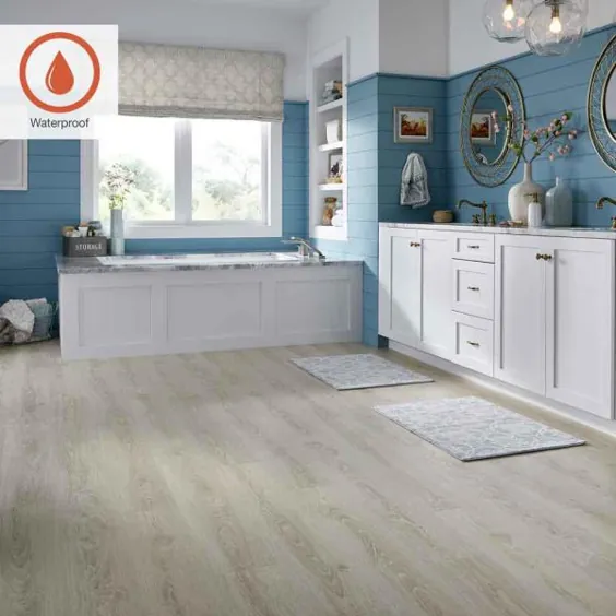 Pergo Outlast + 7.48 in. W Sand Dune Oak Flooring Waterproof Laminate Wood Flooring (19.63 sq. ft./case)-LF000877 - The Home Depot