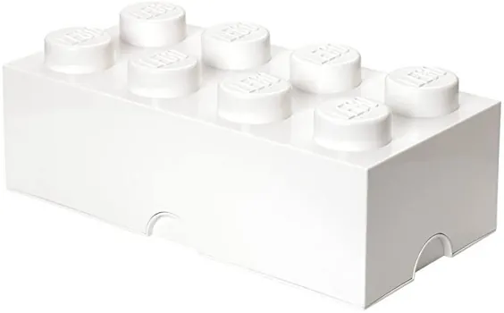 آجر ذخیره سازی LEGO 8 ، سفید