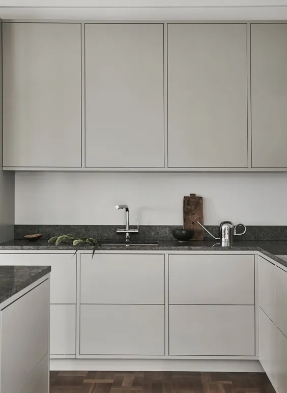 طراحی آشپزخانه مینیمال نوردیک Sundlingkicken برای Nordiska Kök