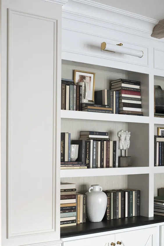 10 نکته برای یک ظاهر طراحی قفسه با تعداد زیادی کتاب - اتاق برای سه شنبه