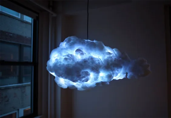 این چراغ ابری در داخل اتاق خواب شما طوفانی ایجاد می کند و جالبترین چیز است