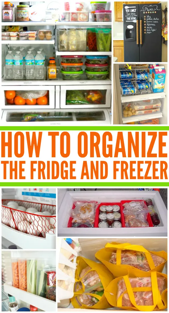 نحوه سازماندهی یخچال و فریزر