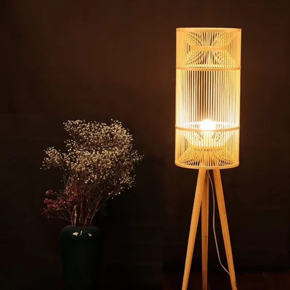 Arturest Art Bamboo Floor Lamps Floors New House هدیه ای برای اتاق خواب |  اتسی