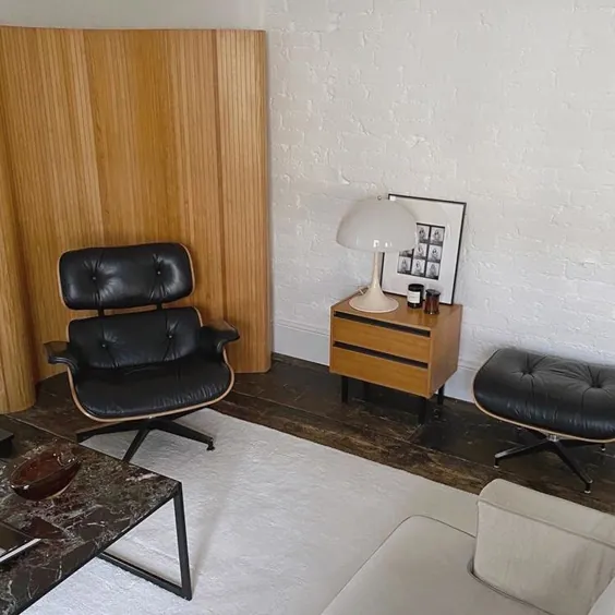 homedesgarcons در اینستاگرام: "black eames lounge"