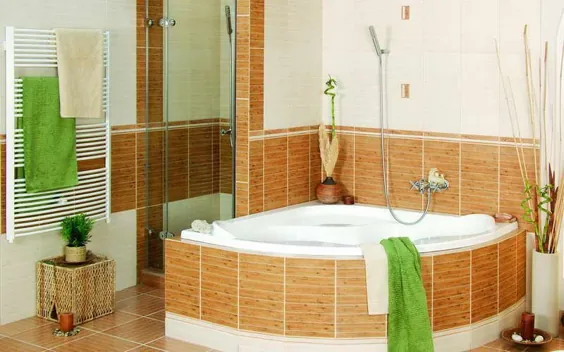 ایده های تزئین حمام در بودجه با طراحی زاویه