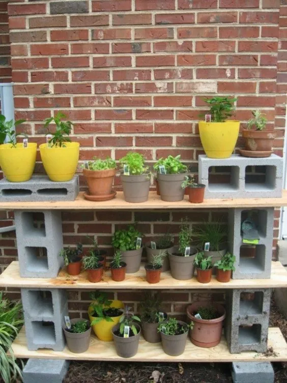 53 بهترین ایده های طراحی باغ بلوک سیلندر در حیاط خانه شما ~ Matchness.com