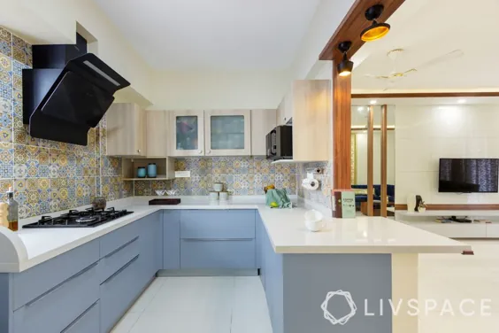 50+ طرح ساده آشپزخانه از خانه های Livspace که شما آنها را دوست خواهید داشت