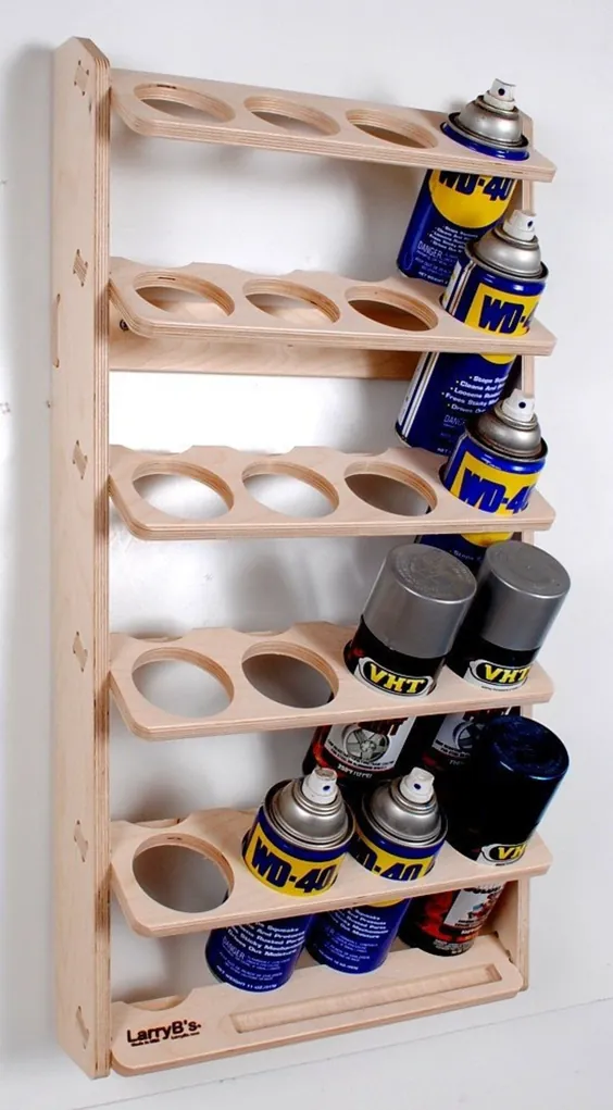 20 Can Spray Paint یا Lube Can Wall Mount Storage Holder Rack | اتسی