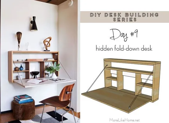 DIY Desk Series # 9 - میز تحریر تاشو