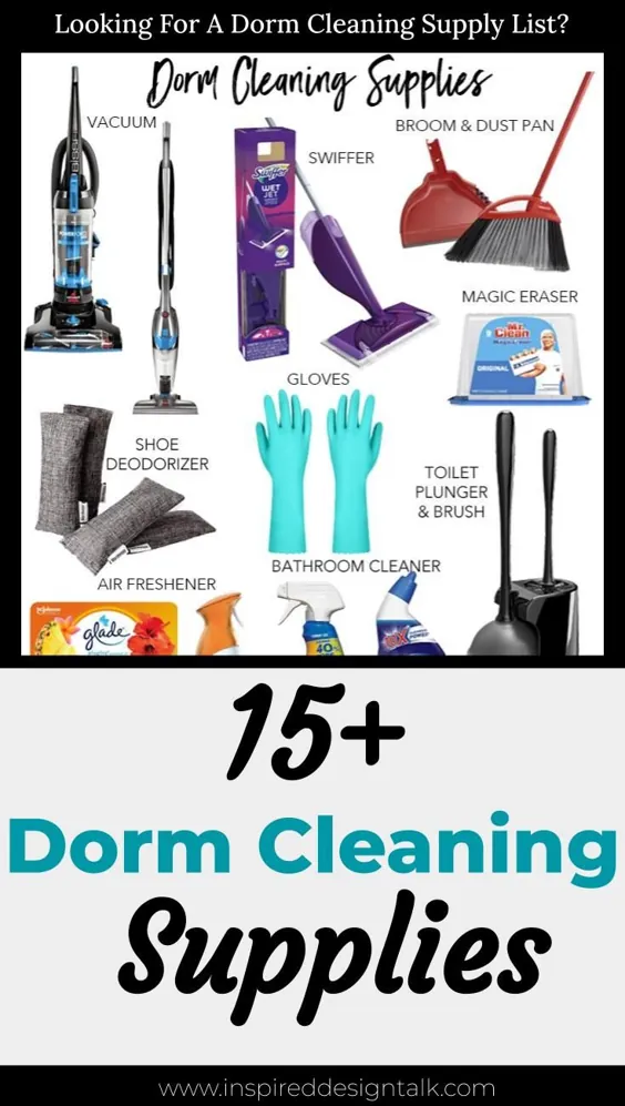15+ لوازم تمیز کردن خوابگاه